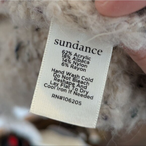 Sundance Open Front Tunic Vest Alpaca Boucle Knit Coastal Secrets S Small - Picture 6 of 8